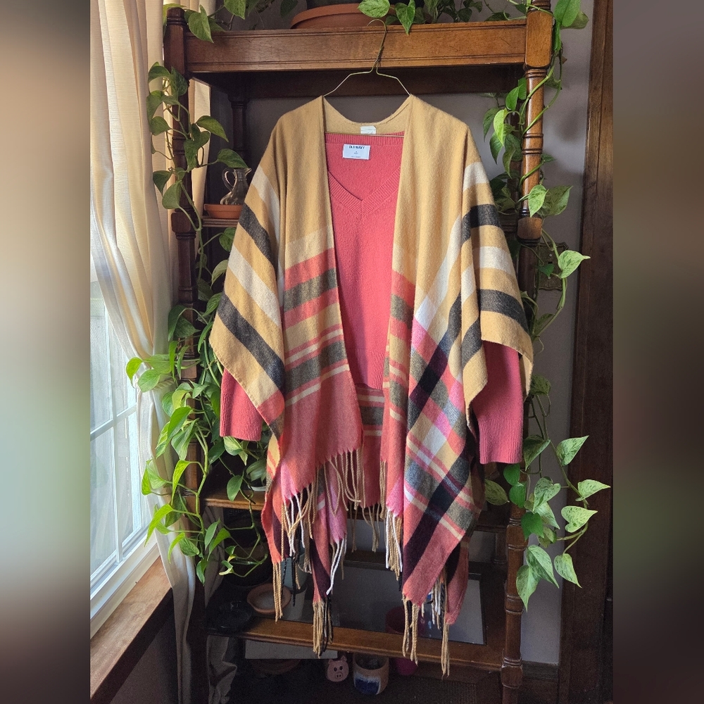 Sweater With Matching Poncho